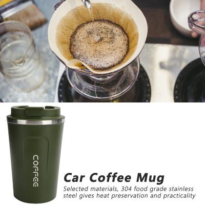 Double Layer Vacuum Mug Leakproof Lid Travel Mug Portable Insulated Mug Cold Drinks