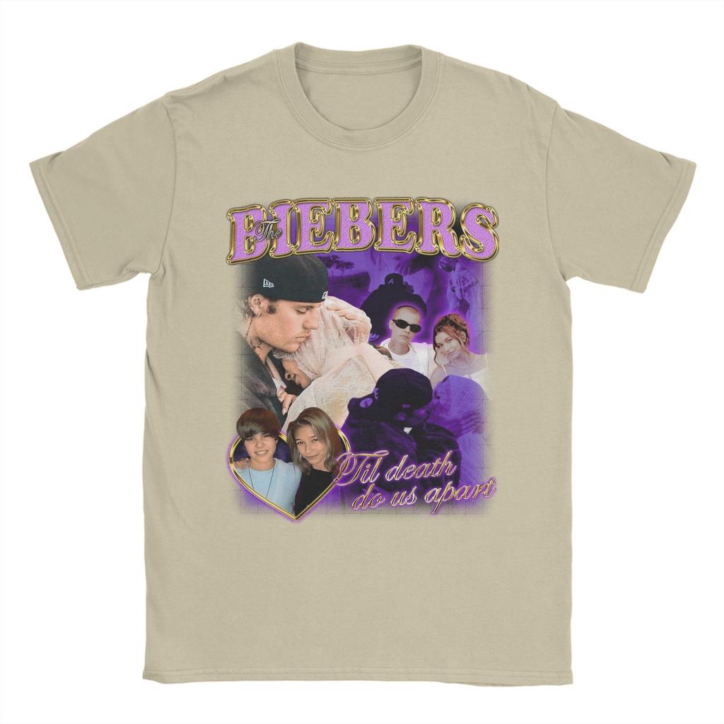 Justins Biebers T Shirts Men 100% Cotton Casual T-Shirts Crew Neck Tee Shirt Short Sleeve Tops Summer