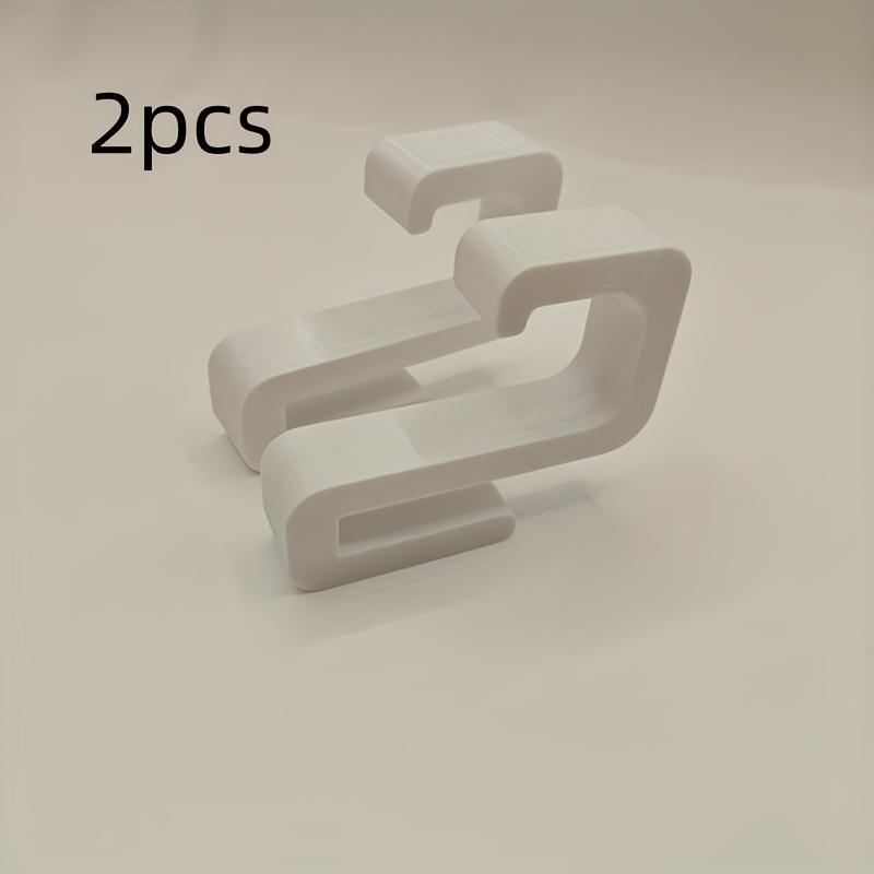 

2/3/4Pcs No Drill Glass Door Hooks Heavy Duty Bathroom Towel Hooks Plastic Wall Mount Hanger for 8mm Glass Door белый