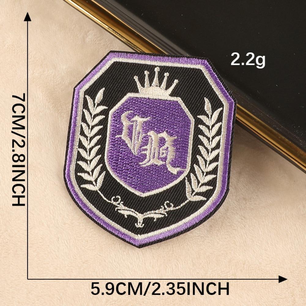 College style badge embroidery stickers, computer embroidery labels, chest badges, DIY clothing and hat patch stickers
