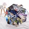 1pc Anime Characters Outdoor Umbrella - Automatic Opening & Closing - Portable 3-Fold Design - 8-Rib Iron Frame - Perfect Gift for Fans, Traveler