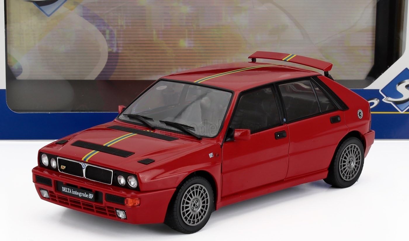 

Solido Lancia Delta HF Integrale 1995 Масштабная литая модель автомобиля (красный) 1/18