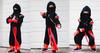 ReliBeauty Ninja Halloween Costume for Ninja Performance Black and Size 120 Kids' Costume, Boys, Fighter, Kids, Japanese-Style Costume, Event,