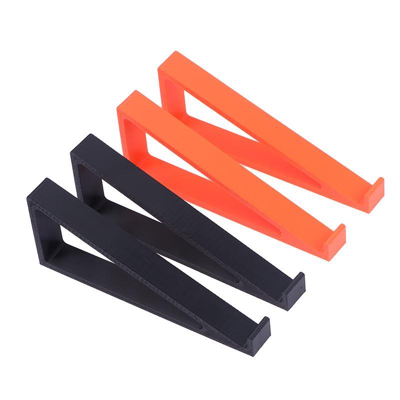 1 Pair Portable Keyboard Elevated Stand Raised Keyboard Angle Plastic Computer Keyboard Riser Monitor Holder Comfortable Typing