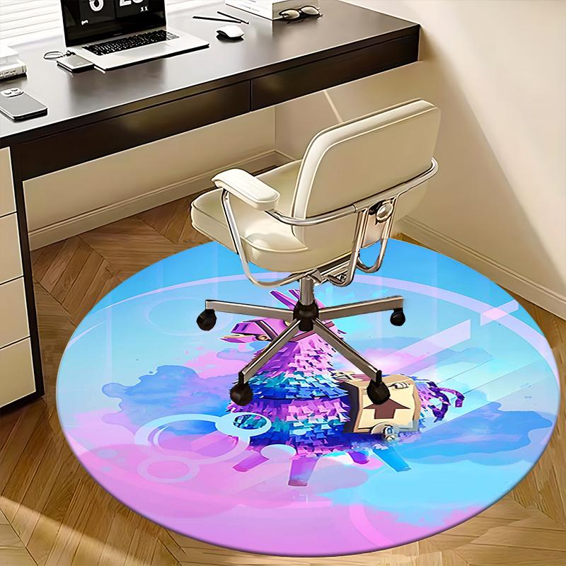 Llama Pinata,Loot Box Chair mat Round Rug Office carpet, Non slip, Suitable for Living Rooms, Bedrooms decor.1205352a