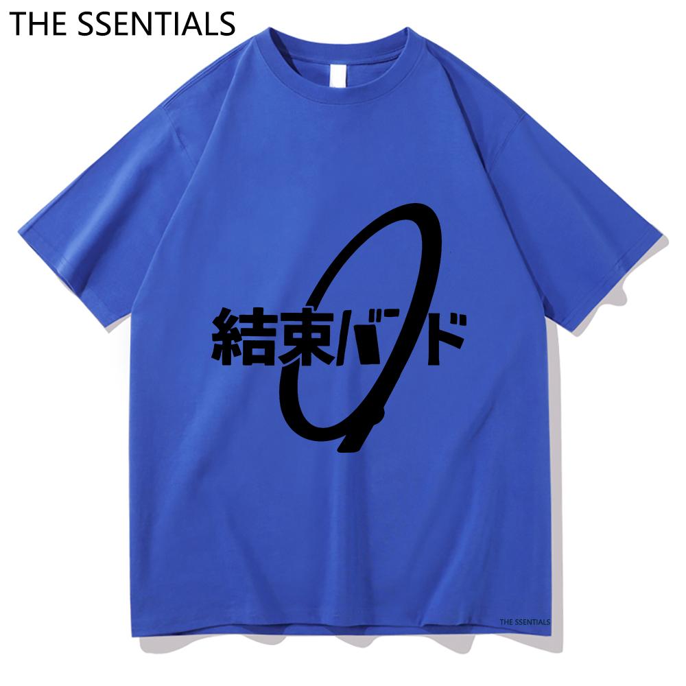 Bocchi The Rock T Shirt Unisex  Harajuku Cartoon Graphic Hitori Tshirt Unisex Anime Unisexga Aesthetic Casual Cotton Kawaii Tees Shirts