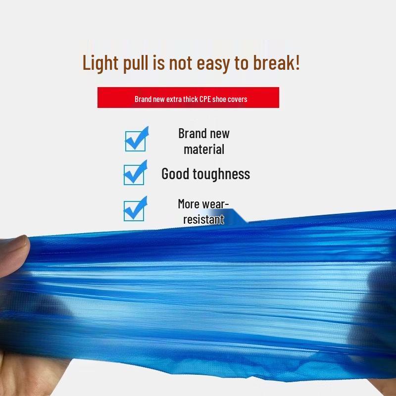 Shixun Ultra-thick CPE Disposable Shoe Covers