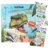 Depesche 12578 Dino World-watercolour Book, Colouring Book with Pi