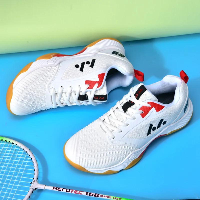 New Badminton Shoes Men Size 36-46 Badminton Sneakers Breathable Table Tennis Footwears
