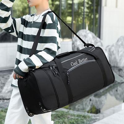 Bolsa de Viagem Dobrável com Rodas de Grande Capacidade Masculina e Feminina Bolsa de Puxar Bolsa de Bagagem Bolsa de Fitness Bolsa de Ombro Bolsa de Ombro