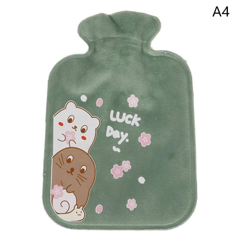 

Мультяшный плюшевый кролик медведь кошка бутылка для воды наполнение водой бархат портативный студенческий грелка для рук милый теплый мешок для воды