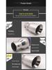 A022 Double-Layer Thickened 304 Stainless Steel Exhaust Tailpipe