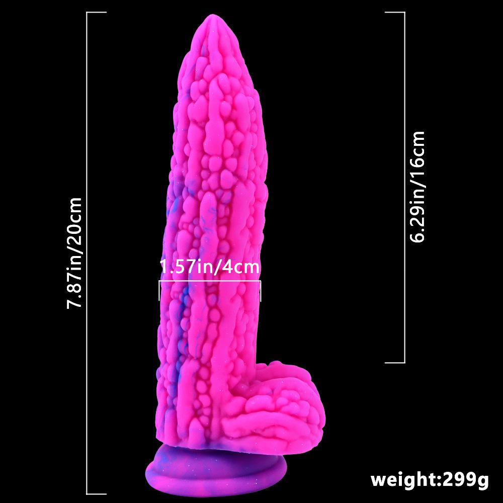 MoDi Masážní dildo Vagina Vodotěsné dospělé Momordica charantia Sexuální hračka pro ženy