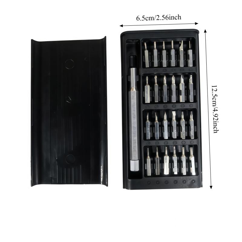 25 in 1 mini screwdriver set, including multiple screwdriver heads, suitable for all electronic products