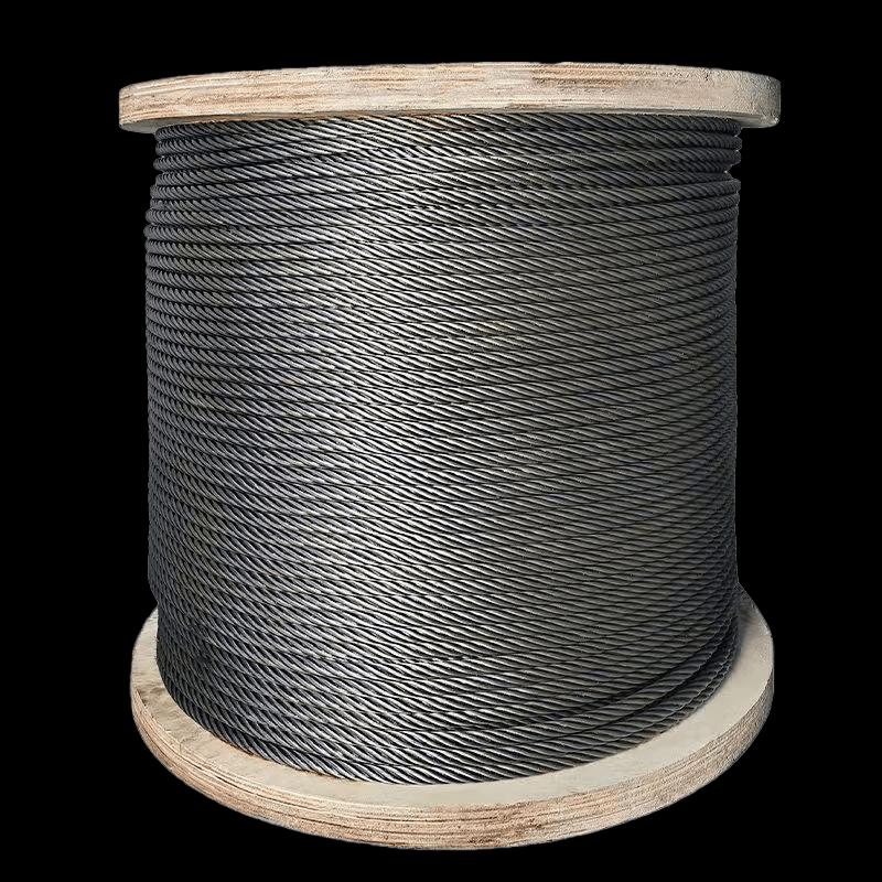 14mm Right-Hand Steel Wire Rope (6x37 Construction)