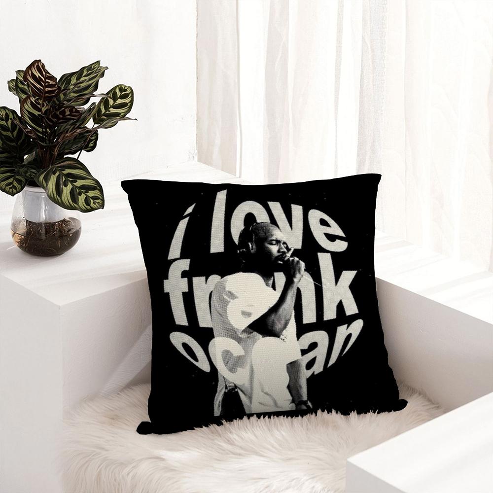 Jessica Chen Unisex Blond F-Frank Singer O-Ocean Pillow Case Plush Fabric Soft Pillowcase Double Sided Print Sofa Cushion Cover Throw Pillow Cover