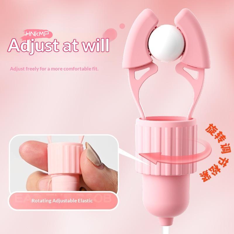 Women's Nipple Clamps Vibrator with Tongue Licking Strong Sucking Breast Massage Adult Vibrating Toy Female Masturbator