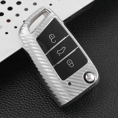 Carbon Fiber Key Fob Cover for 2017-18 Volkswagen Passat