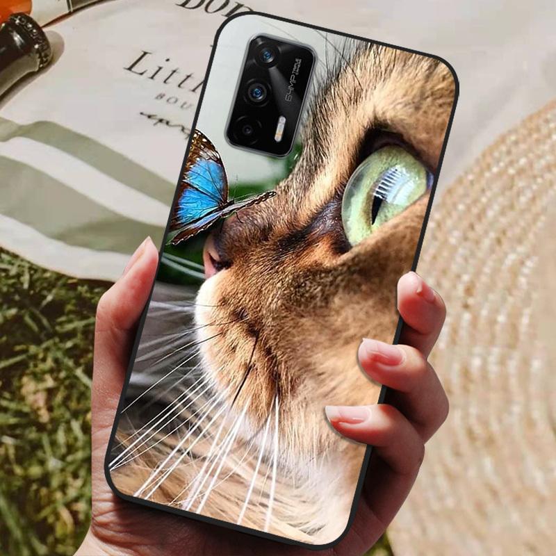 Für Realme Q3 Pro 5G Hülle Wolf Cartoon Silikon Weiche TPU Rückseite Für Realme Q3 Pro 5G Handyhüllen Realme Q3Pro 5G Fundas Coque
