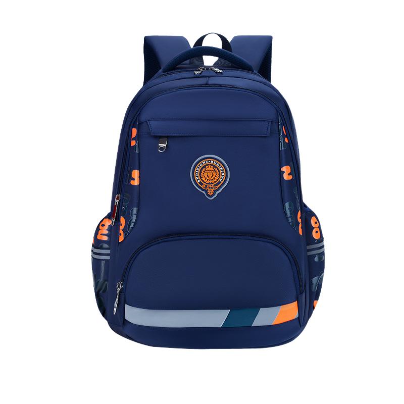 

Новинка 2024 года, водонепроницаемая детская школьная сумка, детский дорожный рюкзак для мальчиков, рюкзак для начальной школы, школьная сумка большой вместительности Big темно-синий