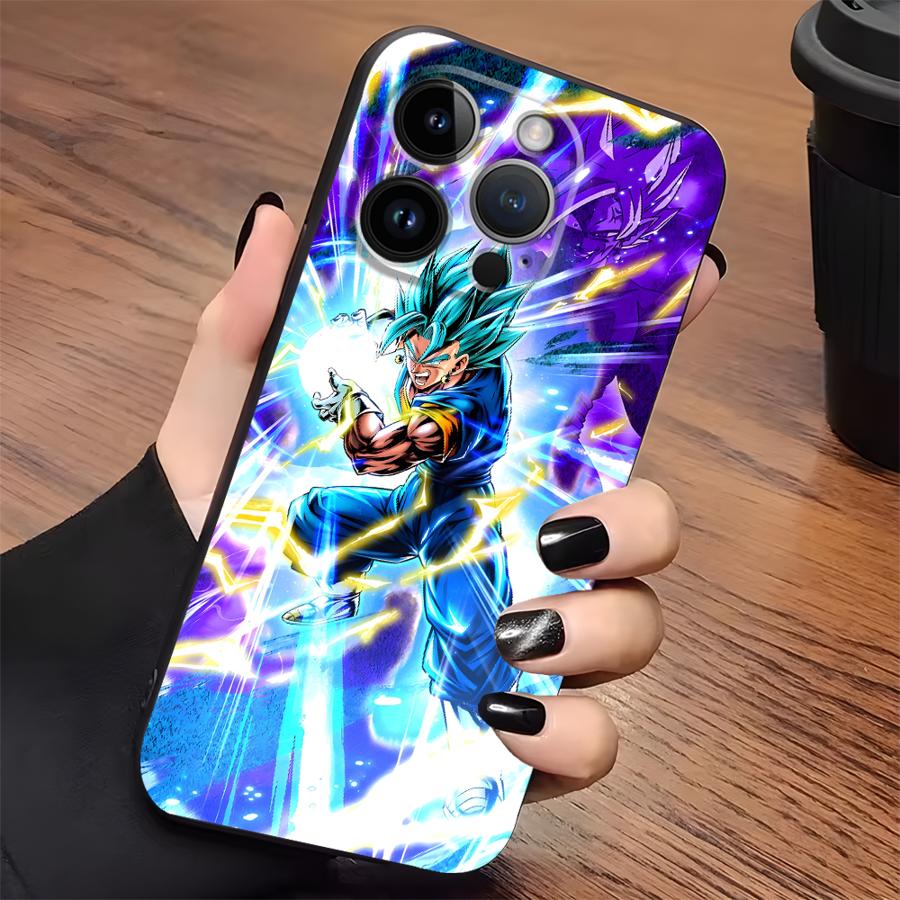 Case for iPhone XS Max XR 13 12 11 17 Pro Max 7 8 15 16 14 Plus 17Air Black Soft Phone Cover Dragon Ball Z Universe Goku