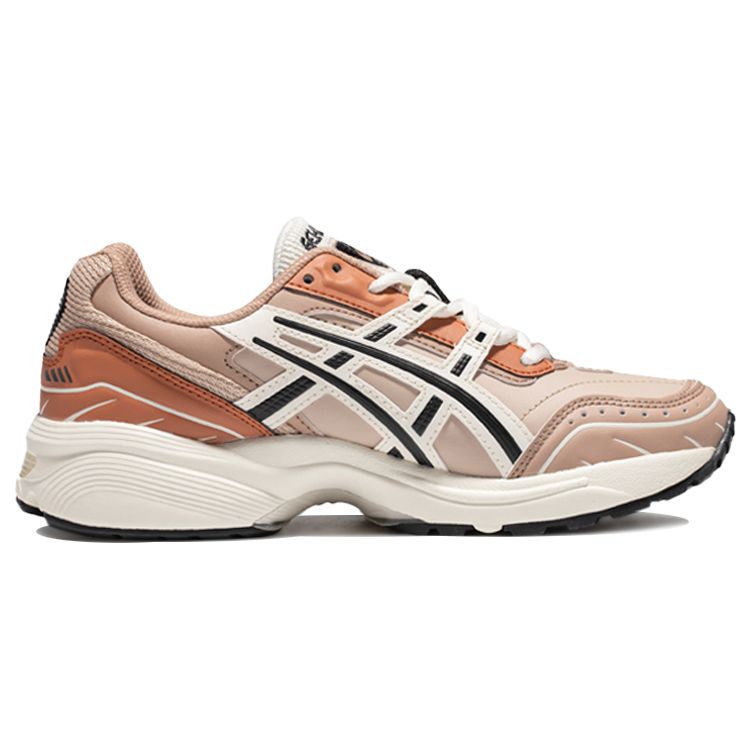 Asics Gel-1090 V1 Fabric Synthetic Leather Fashion Trend Retro Sports Low-Top Lifestyle Casual Shoes Unisex Sneaker Coral-Pink 1203A243-200