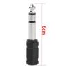 to 6.35mm New Stereo Converter Headphone Plug Microphone Jack Earphone Cable Adapter Male To Female