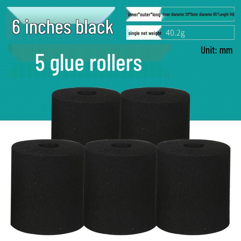 Compact Manual Glue Roller for Wood, Wallpaper, and Cardboard - Small Laminating and Gluing Tool