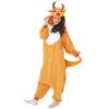 SAZAC Fleece Reindeer Costume, Gold
