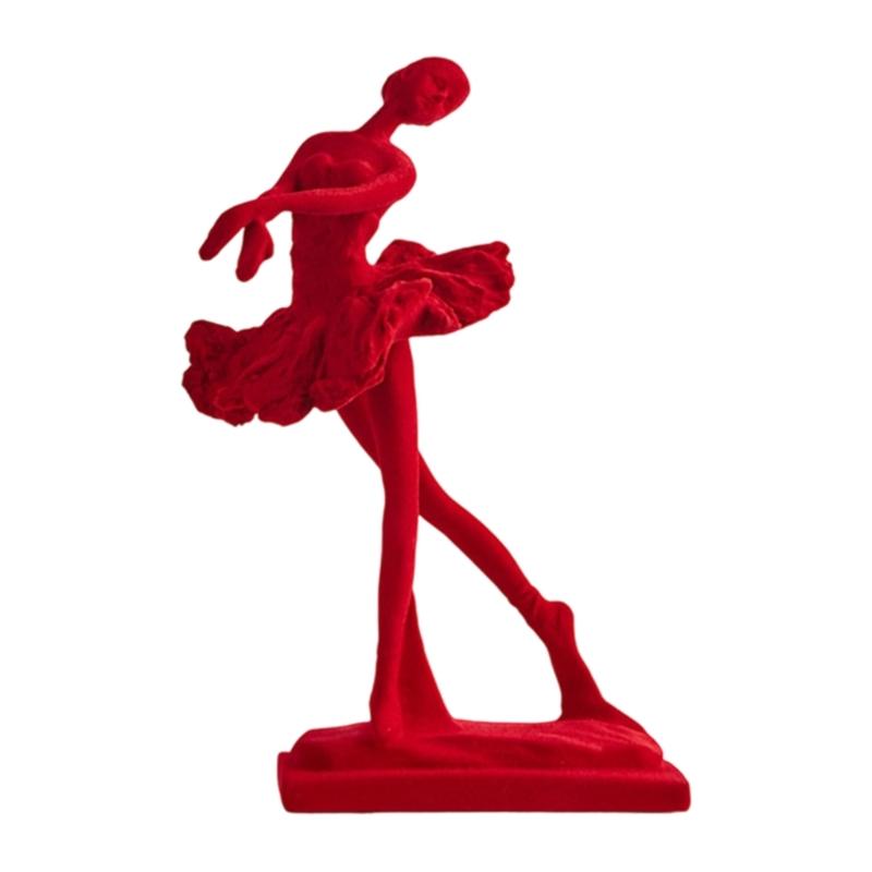 

Artistic Ballet Pose Figurine Premium Resin Decorative Statue Desk Ornament For Modern Interior Decoration Gift