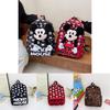 Disney Minnie Mickey Cartoon Printed Plush Doll Decoration Children Backpacks For Kindergarten Boys And Girls