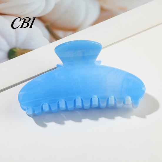 Scratch-resistant Hair Clip Back Head Claw, Macaron Color Shower Clip, Smooth Surface Large Damage-free Anti-Slip Teeth Accessory for Buns Commuting