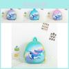 Adorable Cartoon Dolphin Preschool Backpack Lightweight For Boys And Girls Ages 3 To 6