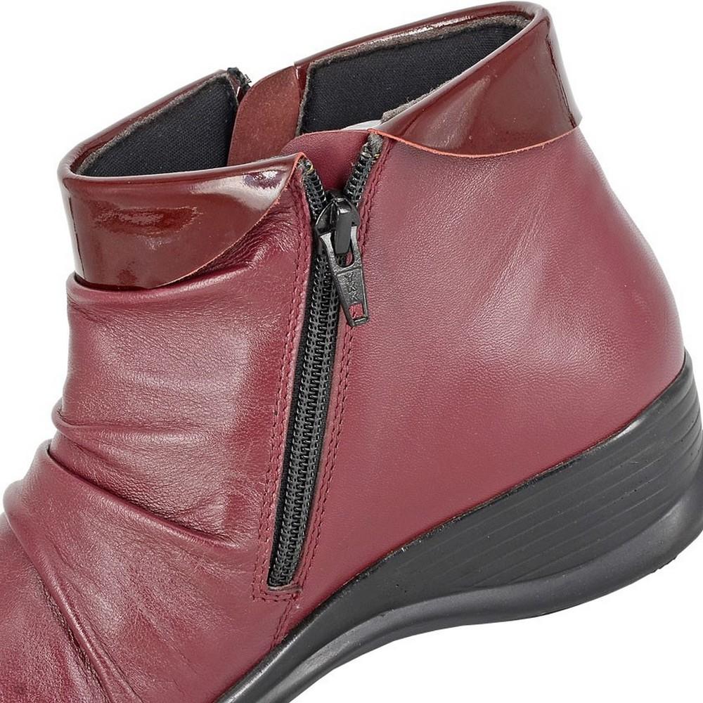 Mod Comfys Womens/Ladies Softie Leather Ankle Boots
