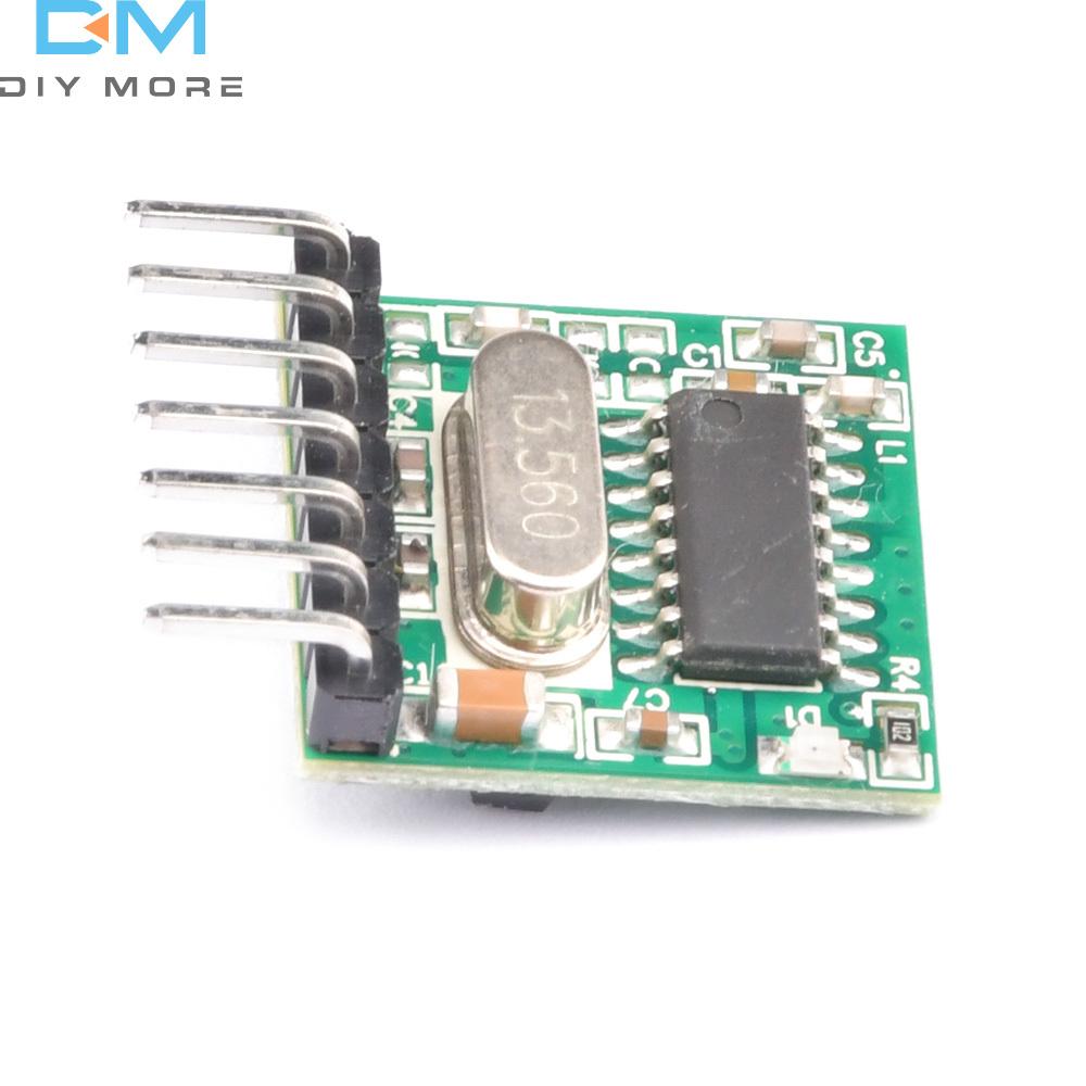 1PCS DC3.3-5V 433mhz Wireless Coding Receiver/Transmitter Decoding Receiver Module 4 CH Output for 433Mhz Remote Controller DIY