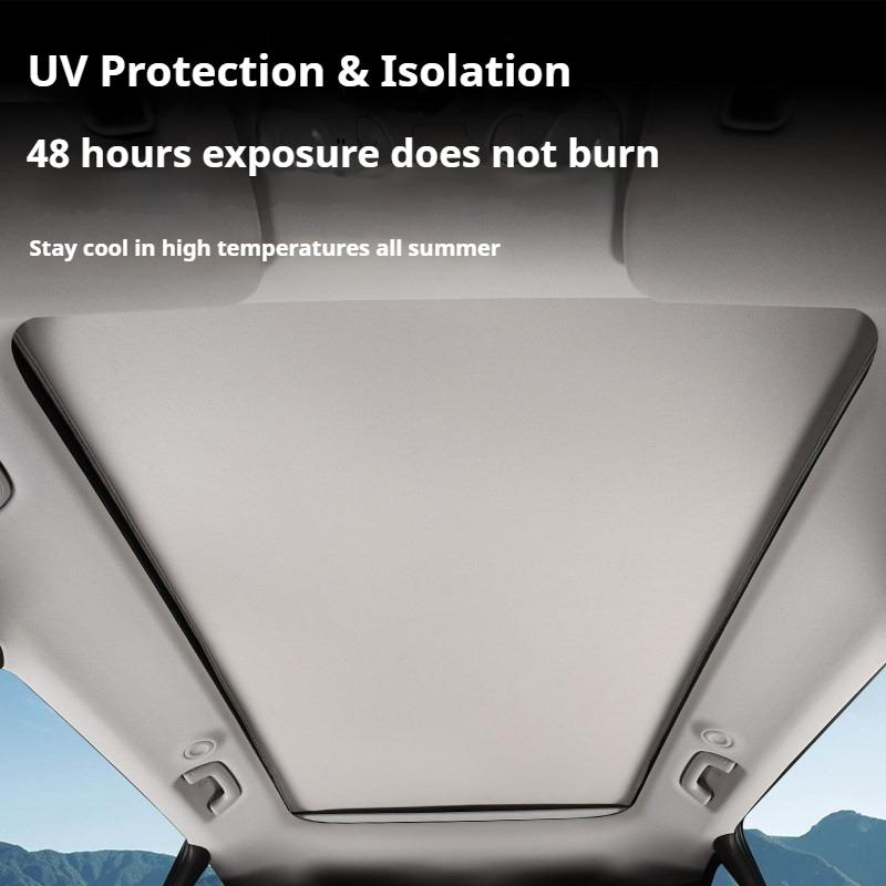 Fit For AION V II Car Sun Shade Silicone Static Adsorption Roof Heat Insulation Sun Protection Skylight Visor