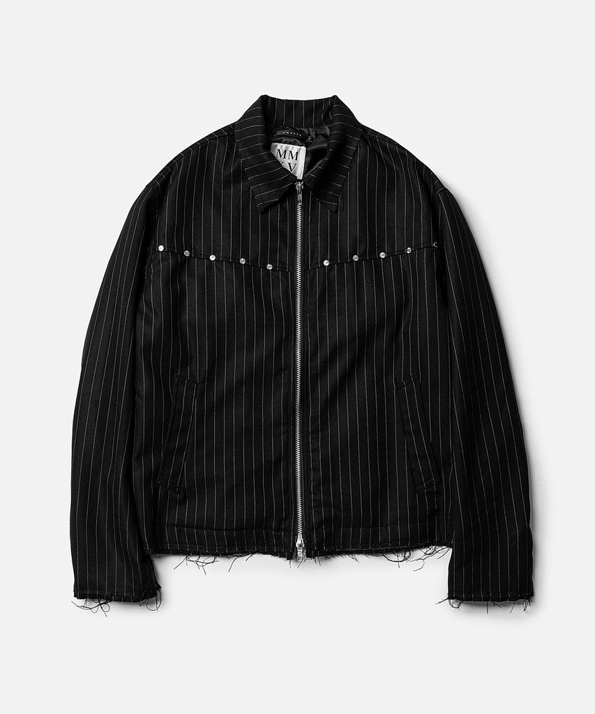 Vastic Studded Cut-Off Jacket_Stripe