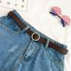 Fashionable No Hole Women's Casual Waist Belt Stylish Simple Pu Material For Everyday Use