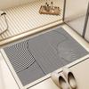 Creamy Air Bathroom Floor Mat Bath Area Moisture Moisture-wicking Quick Drying Dirt Resistant Anti Slip Diatom Mud Soft Pad Foot Pedal Pad