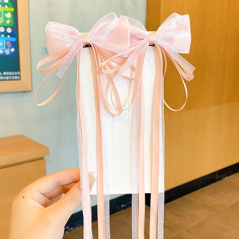 Mid-Autumn Hanfu Fairy Hair Clip - Women's & Children's Ancient Style Floral Tassel, Sweet Accessory for Girls