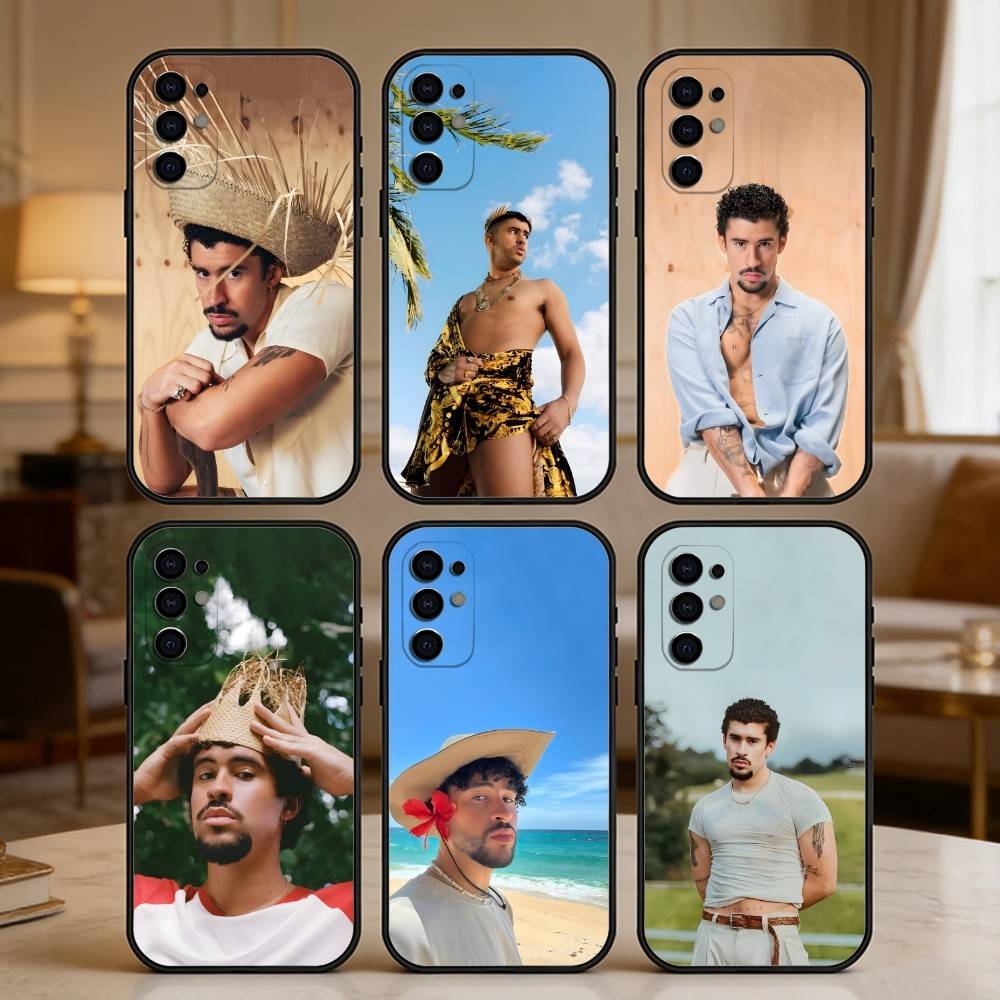 Singer Bad Bunny Benito Phone Case For Samsung S25,S24,S21,S22,S23,S30,Ultra,S20,Plus,Fe,Note,5G Black Cover