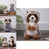 Cute Otter Sloth Raccoon Cartoon Plush Doll For Kids And Collectors