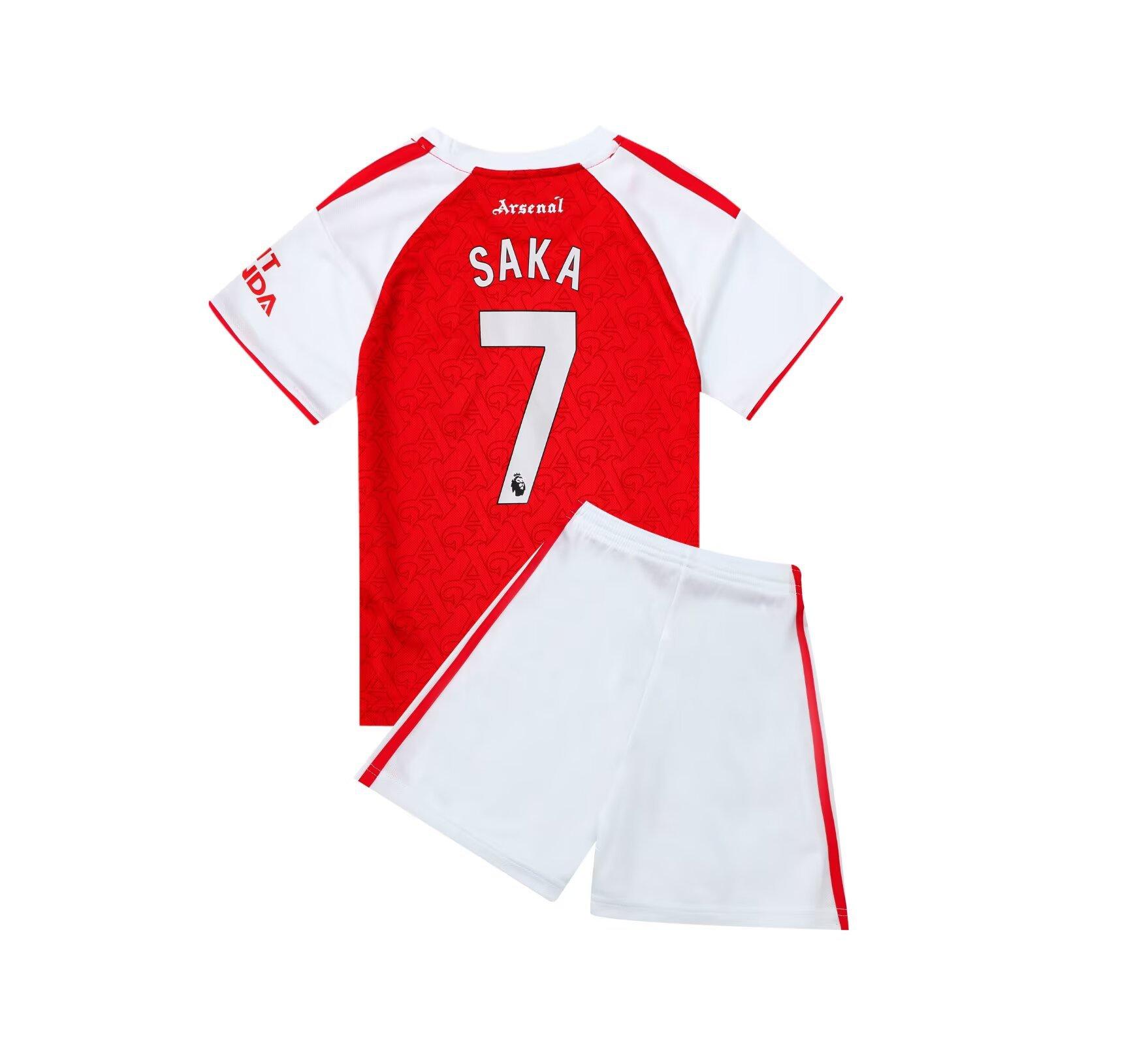 25-26 Assen N Home Court Red No. 7 Football Jersey Children S Jersey Children S Clothing 14 Yards -30 Yards 14 yards/90