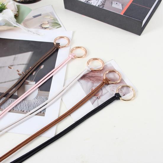 Imitation Belt Fashion Lace-up Decorative Waistband Leather Accessory