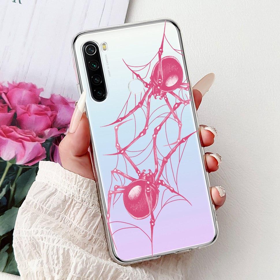 6,3" Silikonowe Etui Dla Xiaomi Redmi Note 8 Miękkie TPU Z Uroczy Wzorem Pokrowiec Etui Dla Redmi Note 8 Note8 Ochronna Obudowa Zderzak
