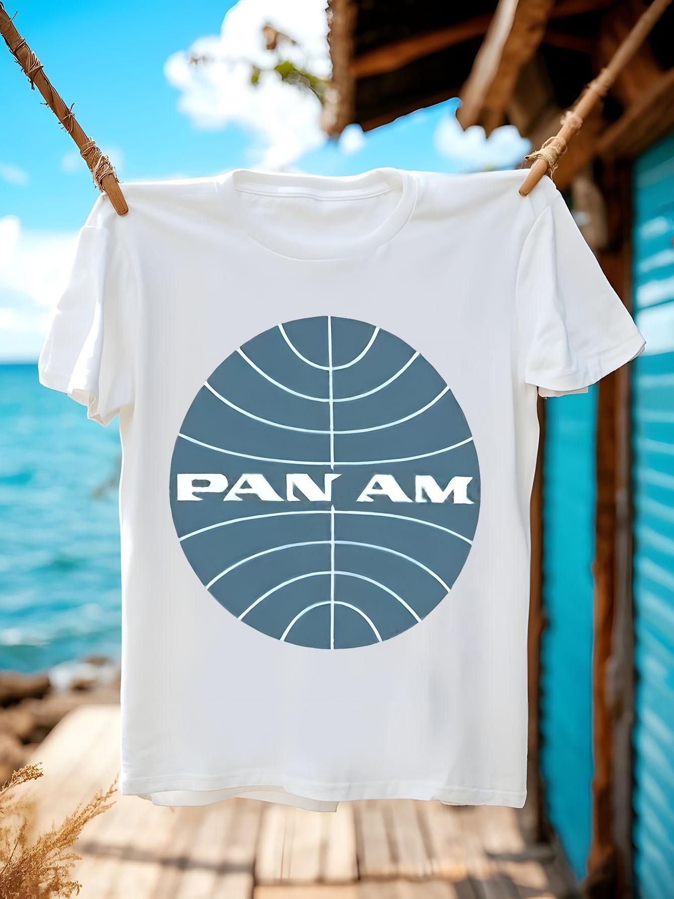 Vintage Tshirt Vintage Pan Am Early 1950s Retro Tshirt - ... M
