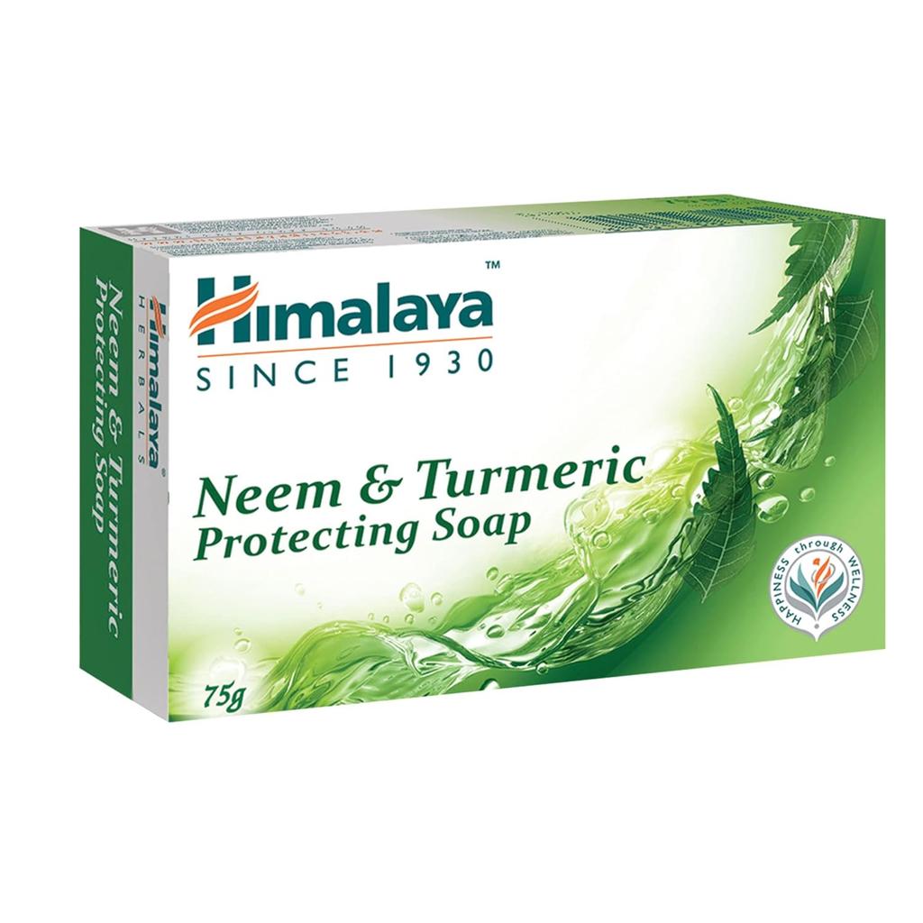 Himalaya Herbals Neem And Turmeric Soap 75g | Protecting Bar For Gentle Cleansing, Moisturizing, Soothing And Refreshing Skin Care