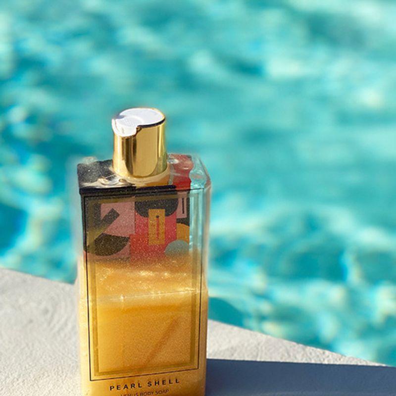 PEARL SHELL [Gift] Venus Body Soap 350ml (Gift) Washing band + shopping bag + shower ball