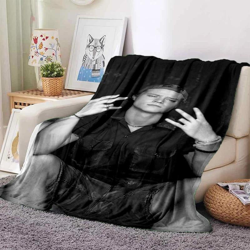 Coperta 3D Rudy Pankow Star JJ Maybank, Morbida Coperta Plaid per Casa Camera da Letto Letto Divano Picnic Viaggio Ufficio Coperta Regalo Bambini