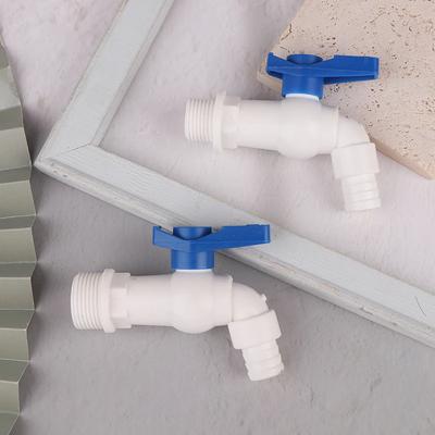 1 Adet 1/2 3/4" Plastik Erkek Dişli Su Musluğu Tank Musluğu Adaptörü Drenaj Musluğu Akvaryum Vana Yedek Musluk Bahçe Aksesuarları